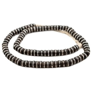 Perles de prière artisanales en bois d'ébène avec incrustation métallique - Écologiques avec boîte cadeau - Vente en gros - Marque Moradabad Aqudus Saleem - Product Image 4
