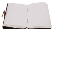 Carnet de notes artisanal à double fermoir, couverture en cuir véritable, journal de voyage vintage, reliure cousue, 100 feuilles, cadeau