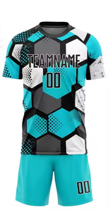 ชุดเสื้อฟุตบอลชาย ระบายอากาศได้ดี เหมาะสำหรับฤดูร้อน พร้อมกางเกงขาสั้น ชุดยูนิฟอร์มสำหรับผู้ใหญ่ - Product Image 2