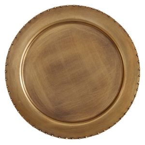 Latest Design Metal Charger <b>Plate</b> For Food Serving Dining Tableware Use Wedding <b>Decoration</b> Luxury Dish Gold <b>Plate</b> Custom Size - Product Image 3