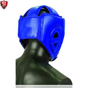 Protector de Cabeza de Cuero Vacuno Personalizado OEM MMA de Secado Rápido Unisex para Entrenamiento de Kickboxing, Sparring, Karate, Taekwondo - Product Image 3