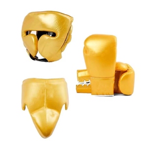 Juego de Boxeo Personalizado Hecho en Fábrica por Royal Leather Works: Guantes, Protector de Cabeza y Protector Inguinal Personalizados, Equipo OEM, Guantes de MMA RL-BS_105 - Product Image 1