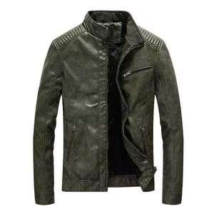 Custom Vintage Leather <b>Jacket</b> for <b>Men</b> Genuine Leather Motorcycle Biker <b>Jacket</b> Wholesale OEM ODM Manufacturing Factory - Product Image 5