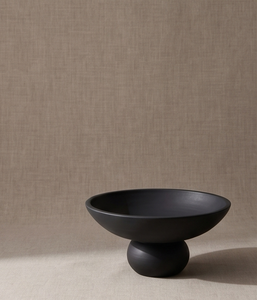 Bol décoratif moderne en métal noir texturé, article de vaisselle pour cuisine et salle à manger, lot en vrac en stock - Product Image 5