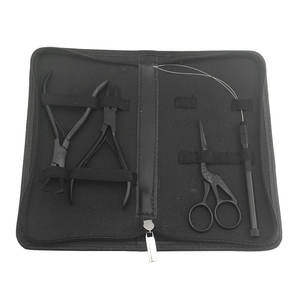 Kit de pinces pour extensions de cheveux, pour micro-anneaux, nano-anneaux et boucles, outil d'installation de qualité professionnelle pour salon. - Product Image 3