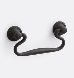 Tirador de metal en forma de T de color negro, muy vendido, para gabinetes de oficina, escuela, dormitorio, cocina y cajones. - Product Image 1