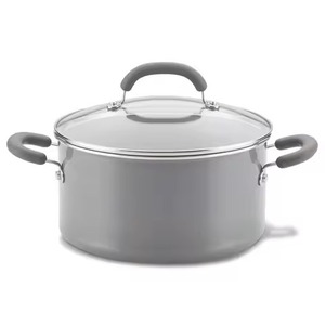 Olla de Metal Moderna para Servir Comida, Diseño Contemporáneo, Cazuela Aislada para Comida, Categoría de Recipientes para Servir - Product Image 1