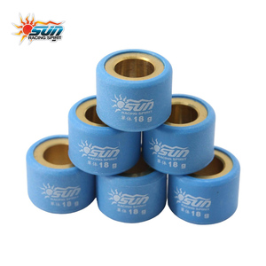 SUN RACING Nouveau jeu de galets de variateur haute performance 20x15mm 18G (6 PCS/SET) pour PCX CLICK125 SKYDRIVE125 Fabriqué à Taïwan - Product Image 2
