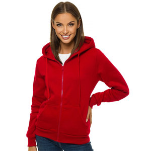 OEM Wholesale Best Selling Women <b>Zipper</b> Hoodies Full Sleeve Eco-Friendly Breathable Cotton Fleece Women Sports Zip Hoodie - Product Image 4