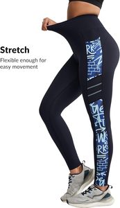 Leggings de yoga personnalisés pour femmes, pantalons de sport taille haute extensibles, vente en gros, vêtements de sport fabriqués au Pakistan, service OEM - Product Image 6