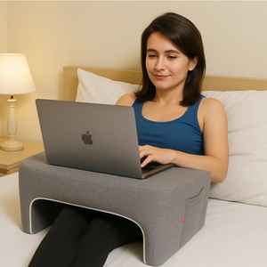 2025 nouveau oreiller de bureau en mousse à mémoire de forme souple repose-bras arrière sain pour les jeux et la lecture lit Compatible de poche à motif solide - Product Image 2