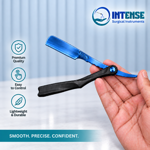 Professional Barber Straight <b>Razor</b> Stainless Steel Shaving <b>Razor</b> with Replaceable Blades <b>for</b> <b>Men</b> Salon Hair Cutting Grooming Too - Product Image 2