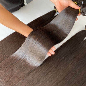 Extensiones de cabello humano Remy negro natural Paquetes rectos de hueso de longitud completa de Vietnam Varias texturas y tamaños disponibles - Product Image 5