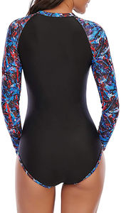 Maillot de bain deux pièces à manches longues pour femme, séchage rapide, protection UV, idéal pour le surf, la randonnée et la natation - Product Image 5