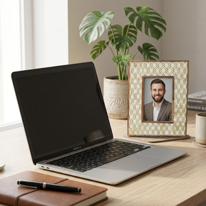 Luxury Handcrafted Bone Inlay Photo <b>Frame</b> <b>4x6</b> Inch | Premium Decorative Picture <b>Frame</b> for Tabletop Office Desk Home Decor Use - Product Image 3