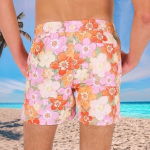 New Design <b>Men</b>’s Tropical Palm Tree Sublimation Printed Swim Shorts Quick Dry Beach <b>Trunks</b> Summer Holiday Surf and Pool Swimwear - Product Image 5