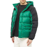 Blouson matelassé réversible à capuche pour homme, en toile, bicolore, motif camouflage, élégant, décontracté, hiver, personnalisable OEM, rembourrage frontal