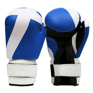 Gants de boxe en cuir de haute qualité, tendance, à doigts entiers, fermeture auto-agrippante, couleur personnalisable, équipement de boxe personnalisable - Product Image 1