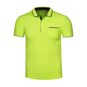 INTERKNIT INTERNATIONAL Chemises pour hommes style urbain à manches courtes, couleur unie, coupe ajustée, respirantes, en polyester/coton - Product Image 6