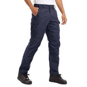 Pantalones Cargo Casuales para Hombre, Premium, con Múltiples Bolsillos, Talla Grande, Transpirables, de Secado Rápido, Impermeables, Ecológicos, 100% Lona de Algodón, Otoño - Product Image 2