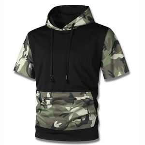 Sweat à capuche personnalisé en polyester/coton épais, manches mi-longues très demandées, coupe classique, pull zippé pour homme, collection Printemps - Product Image 5