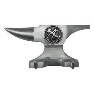 Single Horn Blacksmith Anvil Design <b>Hooks</b> With 2 Holder Pewter Antique Finish Wholesale Price - Product Image 1