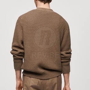 Suéter Cárdigan de Algodón 100% Personalizable con Logotipo Frontal, Transpirable, para Hombre, Estilo Clásico, Precio al por Mayor - Product Image 3