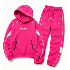 Men's Lightweight Tracksuit Hooded Sweat <b>Set</b> for Running Fitness and Travel - Product Image 4