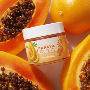 Gel Facial de Papaya, Gel Natural Iluminador, Hidratante, Calmante y Refrescante para Todo Tipo de Piel, Marca Privada OEM - Product Image 6