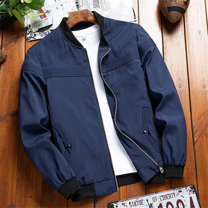 2026 Spring Autumn Stand Plus Size <b>Men's</b> <b>Baseball</b> <b>Jacket</b> Fashion Casual Slim Fit Coat Hooded Collar Fabric Bomber <b>Jackets</b> Winter - Product Image 5