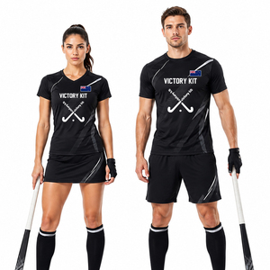ชุดกีฬาฮอกกี้สไตล์สเปนระดับพรีเมียม เสื้อและกางเกงขาสั้นแบบสั่งทำพิเศษด้วยเทคนิค Sublimation - Product Image 5