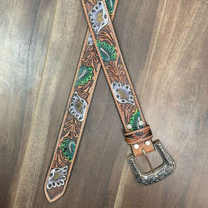 เข็มขัดหนังวัวแท้ปรับระดับได้เกรดสูงสำหรับผู้ชายและผู้หญิง - Product Image 6