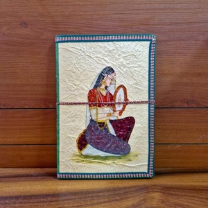 Cuaderno de tapa blanda de cuero A5 personalizado con estilo impreso, planificador de tapa dura de papel interior producido en fábrica con regalo de costura de hilo - Product Image 2