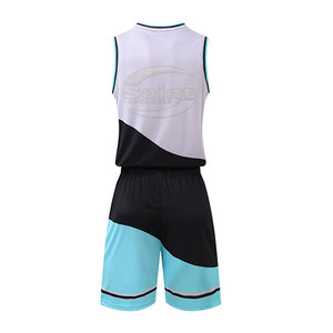 Uniforme de Baloncesto Personalizado de Poliéster Transpirable de Alta Calidad, MOQ Bajo, Conjunto de Uniforme de Equipo de Baloncesto, Camisetas y Pantalones Cortos Deportivos - Product Image 2