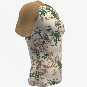Camiseta de Protección Solar para Hombre, Estampada, con Logotipo y Tela Personalizados, de Color Sólido y Manga Corta, al por Mayor - Product Image 2