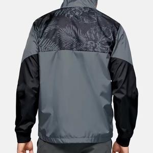 Chaqueta de senderismo impermeable con capucha para hombre, ligera, cortavientos, ropa deportiva para exteriores, ajuste cómodo, fabricada por proveedor OEM. - Product Image 4