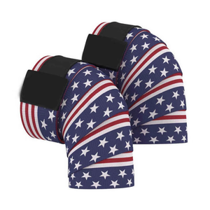 Protector de Codo Unisex de Neopreno con Rayas Rosas, Soporte Deportivo Transpirable, Ajustable y Compresivo, Accesorio para Gimnasio y Levantamiento de Pesas - Product Image 3