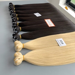 Extensions de cheveux humains vierges vietnamiens de qualité supérieure, double trame, lisses, raides, pour la coloration, vente en gros - Product Image 2