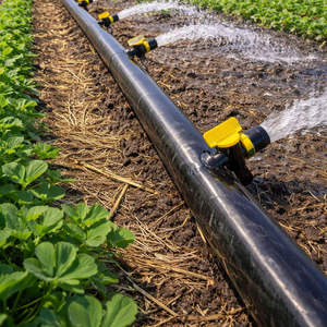 Tuyau d'irrigation goutte à goutte en PE de 75 mm, rouleau de 30 mètres pour le jardinage, l'agriculture, l'arrosage des jardins et les systèmes d'irrigation efficaces - Product Image 4