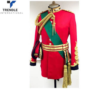 Cordones de uniforme ceremonial de moda con aiguillette, de algodón/nylon, dorados y plateados, de alta calidad, con puntas metálicas y Mylar - Product Image 6