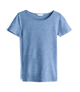 Camisetas de manga corta de algodón acanalado para mujer, talla grande, transpirables, de alta calidad, para verano, con logo personalizado. - Product Image 6