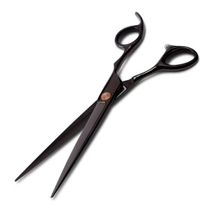 Ciseaux de coiffure professionnels pour cheveux raides, de haute qualité, en acier inoxydable 4Cr13, à pointe arrondie, coupe de précision, pour droitiers - Product Image 4