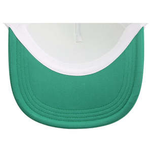 Wholesale Custom Logo Blank 5 Panel Foam Mesh Trucker Two Tone Performance Hip Hop <b>Hat</b> Mesh Back Adjustable Cap Outdoor Sports - Product Image 6