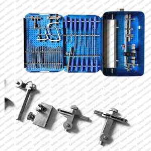 Ensemble d'instruments de neurochirurgie pour la reconstruction des ligaments croisés antérieurs et postérieurs, en acier inoxydable médical, boîte de stérilisation, manuel, durable, garantie à vie - Product Image 1
