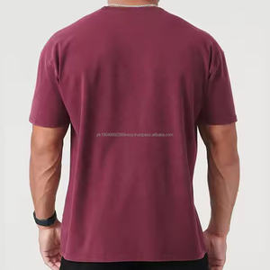 Camiseta Blanca para Hombre, Estilo Urbano, 100% Algodón, 250GSM, con Estampado Personalizado OEM, Transferencia Térmica, Impresión DTG, Lavado Ácido Vintage - Product Image 2