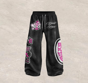 Conjunto Deportivo Personalizado SHY SPORTS con Capucha y Pedrería, Lavado Ácido, de Poliéster/Algodón, Felpa de Alta Densidad, Impresión Serigráfica - Product Image 5