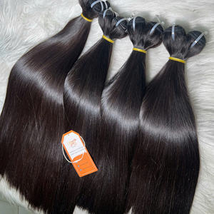 ผมต่อแบบมนุษย์ผมตรงผมสีดำธรรมชาติสีเวียดนาม - Product Image 6