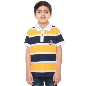T-shirt manches courtes pour enfants, vêtements d'été pour garçons, col rond, divers couleurs, avec impression personnalisée, vente en gros, Bangladesh, - Product Image 2