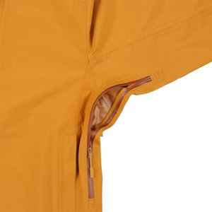 Unisex Coated Waterproof <b>Long</b> Hooded Hard Shell <b>Jacket</b> Solid Color Single Button Outdoor Wear Regular Fit PU Material All - Product Image 2