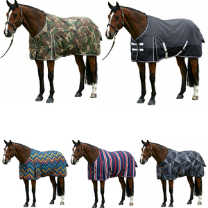 Couverture d'extérieur imperméable pour chevaux, pour la protection contre le froid, en polyester ripstop 600D, matériau durable - Product Image 6